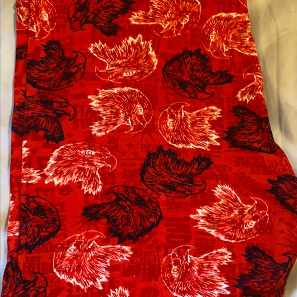 Lula Roe Patterned Leggings Size TC